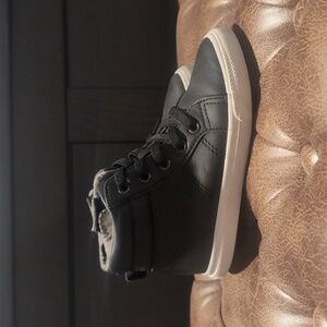 Boys PU Leather High Top Sneakers